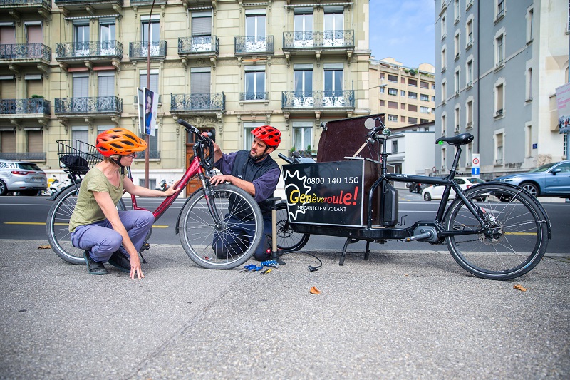 décoration jantes de vélo