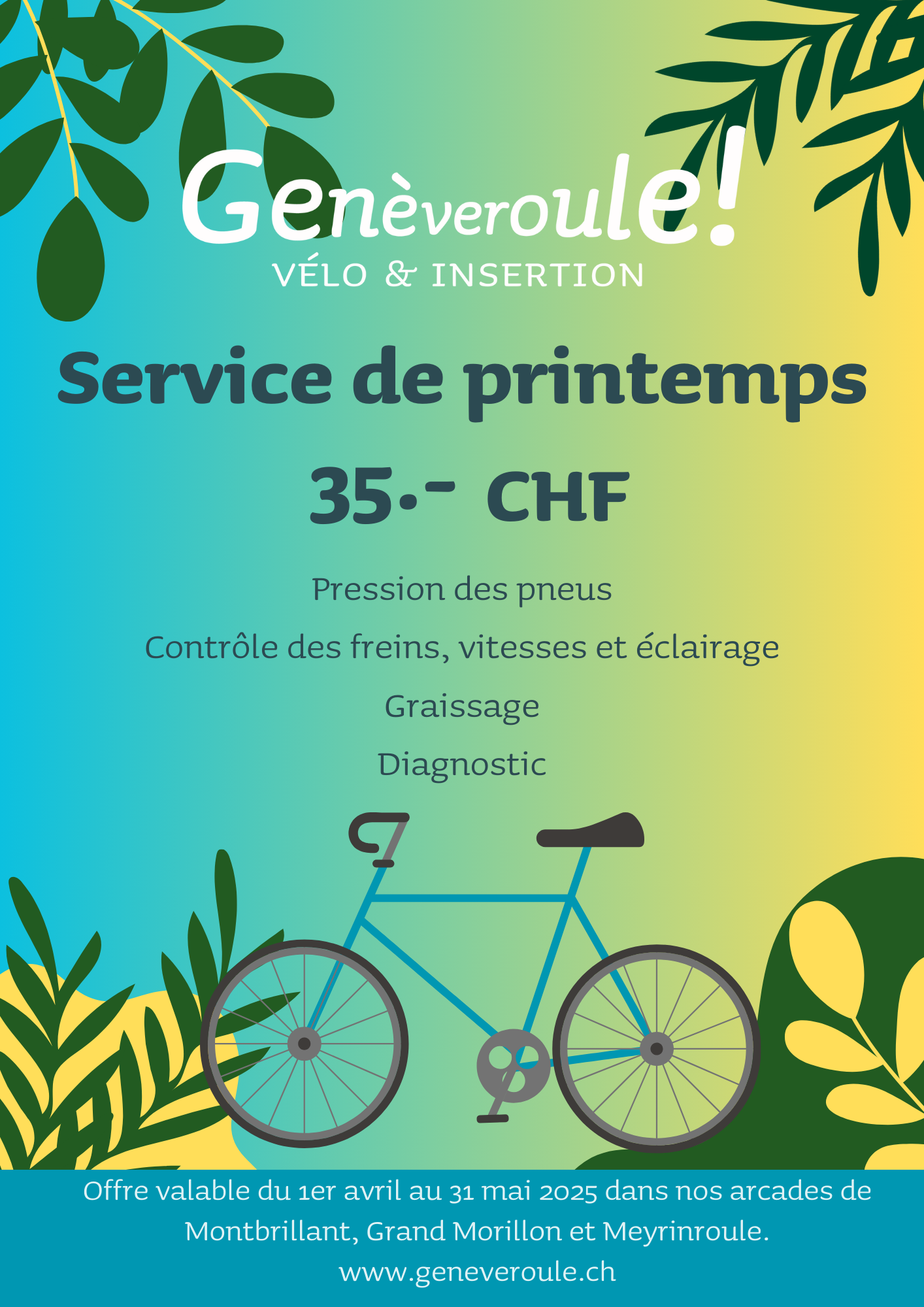 Service de printemps 2025
