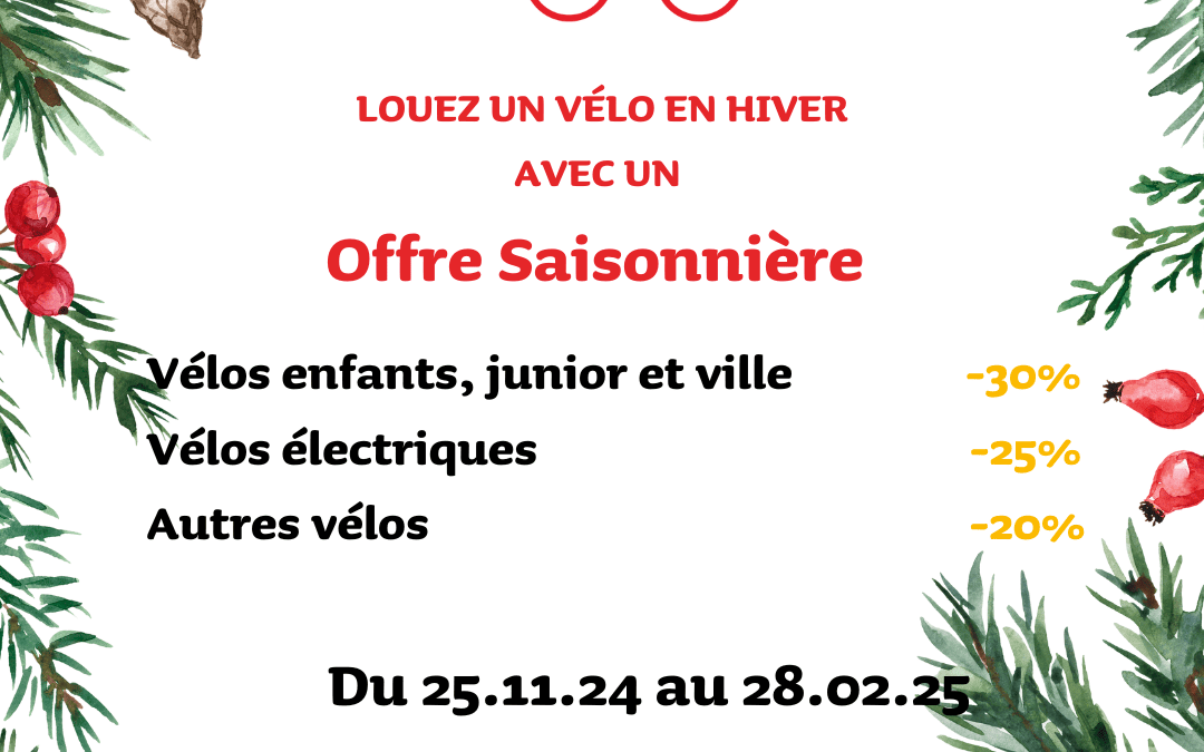 LOUEZ UN VELO EN HIVER