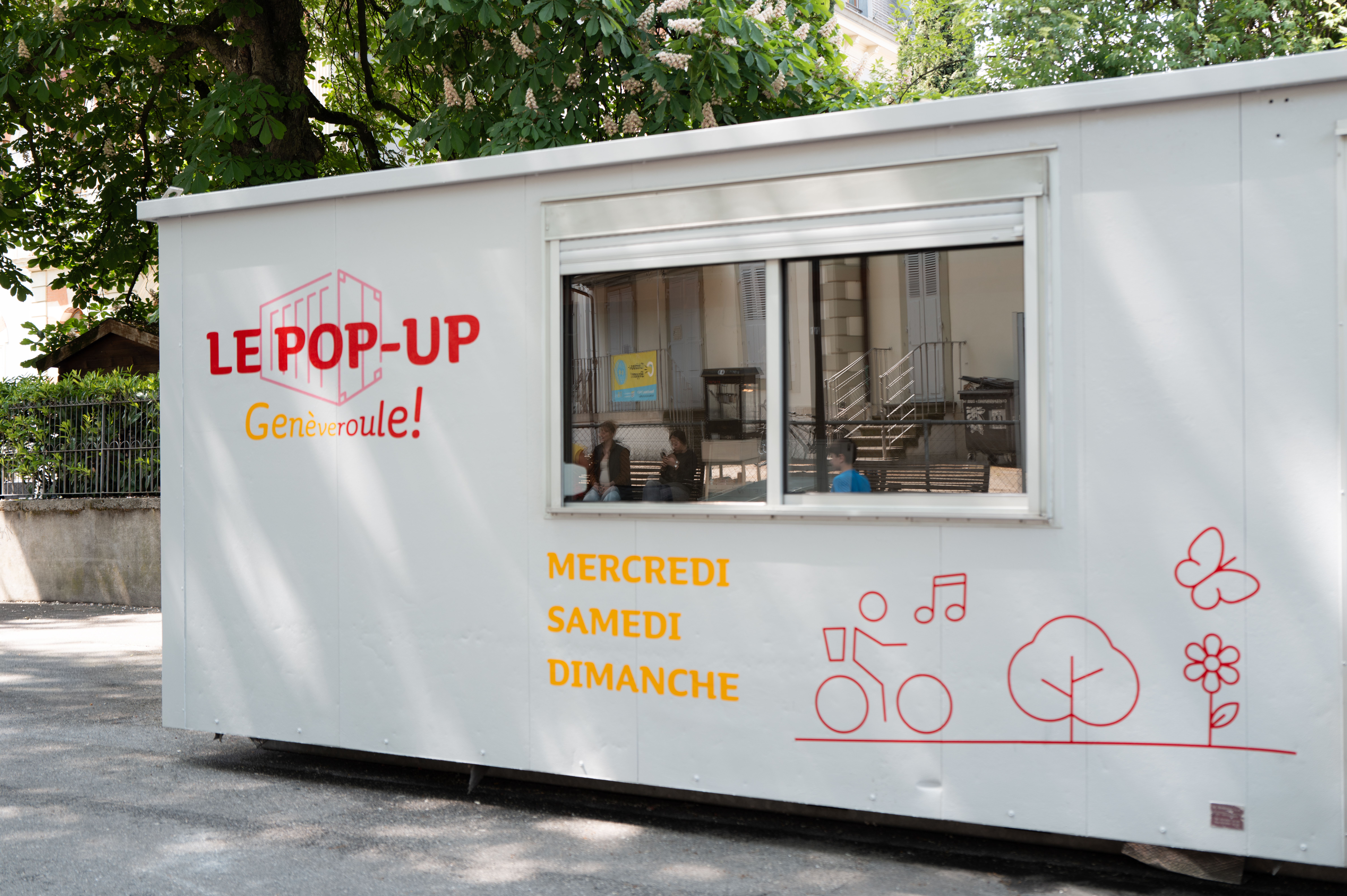 Parcours vélo pour enfants à Genève : le Pop-Up Genèveroule